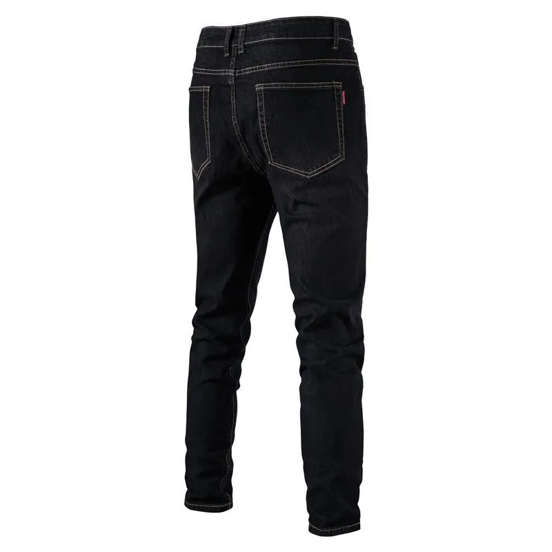 Jean vintage de couleur unie