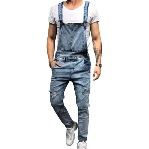 Jean Vintage en denim déchiré pour homme