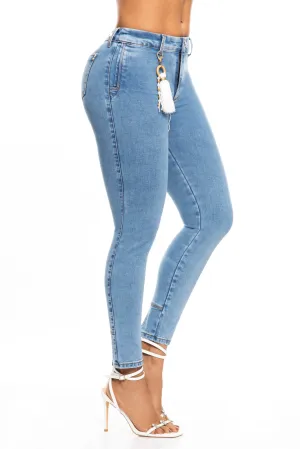 JEANS COLOMBIANOS PUSH UP AZUL 6758