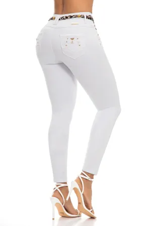 JEANS COLOMBIANOS PUSH UP BLANCO 6798