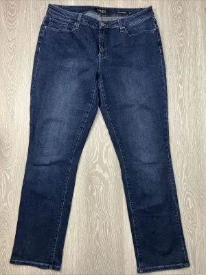 Jeans West Womens Curve Embrace Slim Straight Jeans Size 16