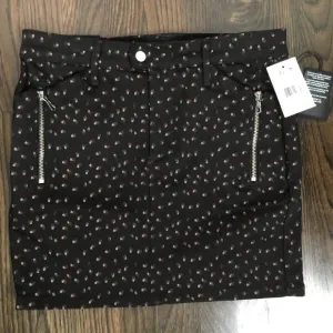JOE'S JEANS Black Floral Skirt NWT Ditsy Print Slim Pencil