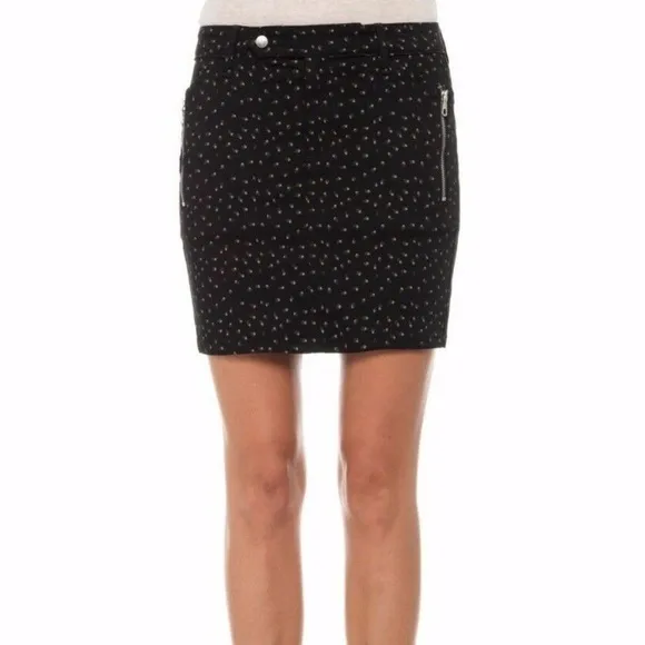 JOE'S JEANS Black Floral Skirt NWT Ditsy Print Slim Pencil