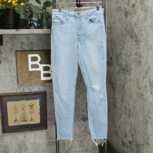 Joe's Jeans Women's The Charlie Button Fly High Rise Ankle Jeans Kellis 26