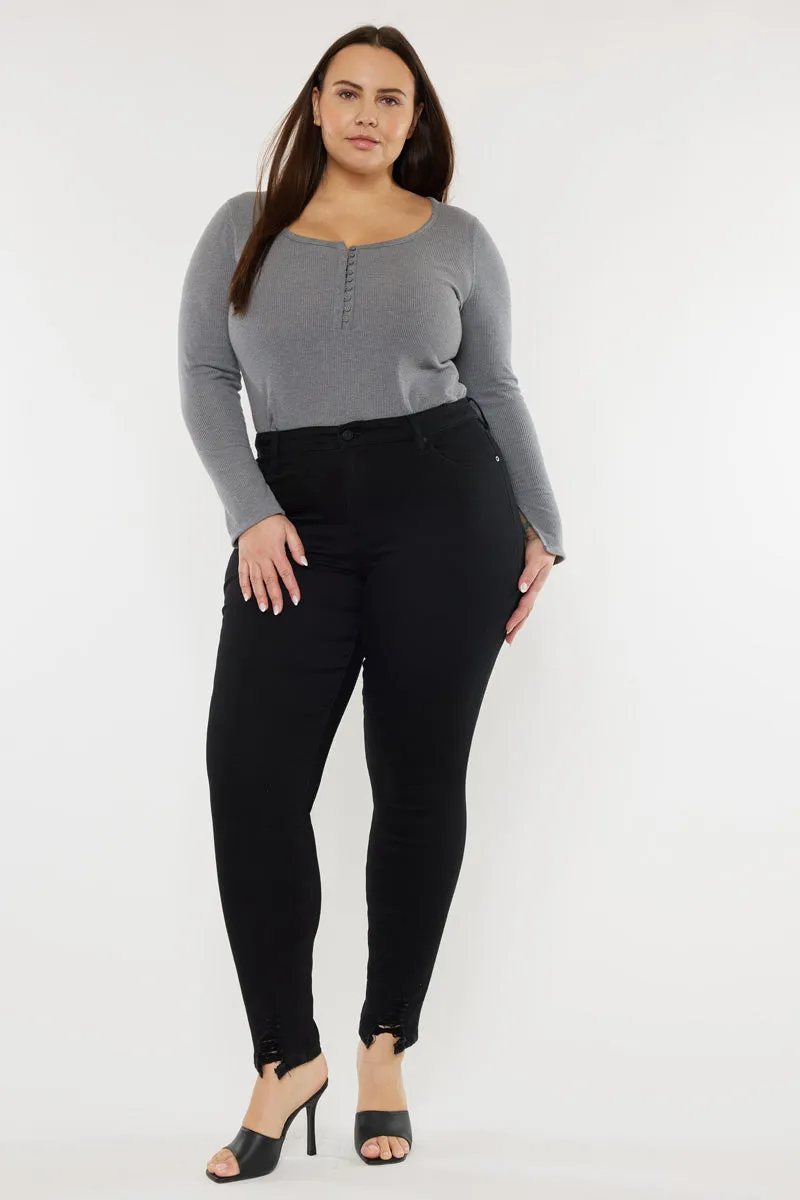 Jones High Rise Ankle Skinny Jeans (Plus Size)