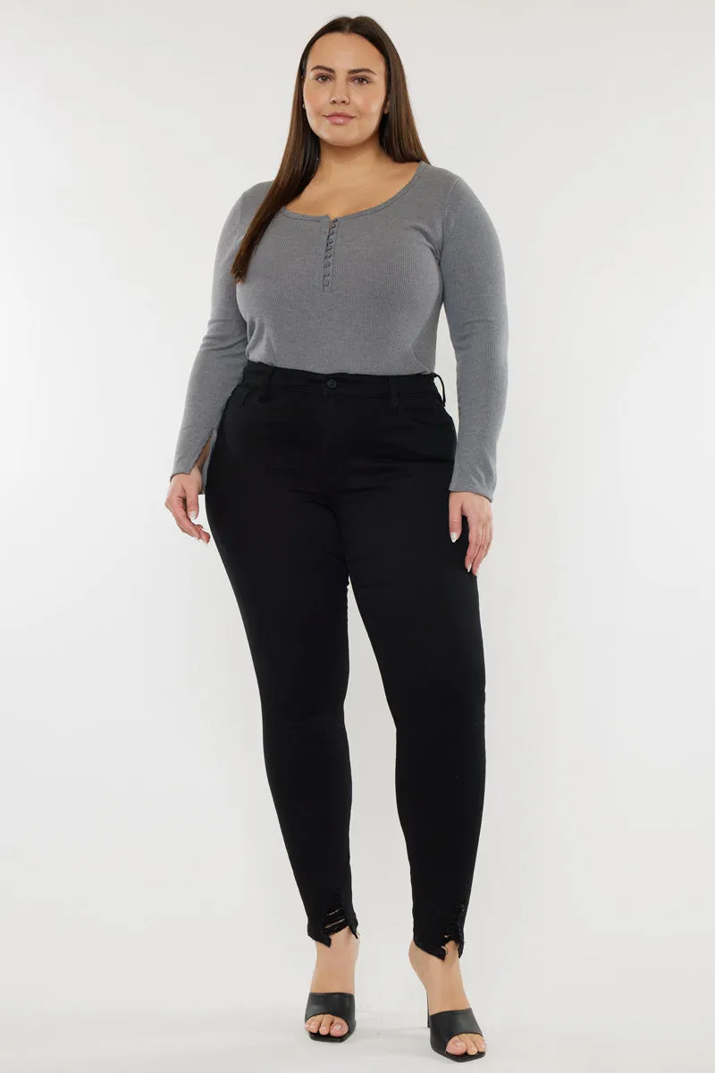Jones High Rise Ankle Skinny Jeans (Plus Size)