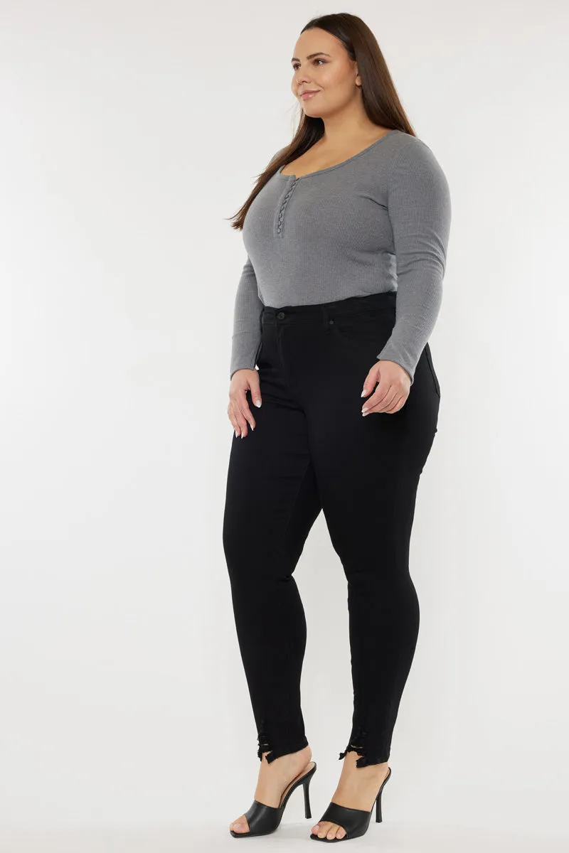 Jones High Rise Ankle Skinny Jeans (Plus Size)