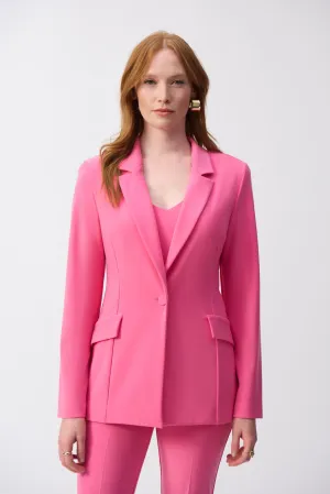 Joseph Ribkoff Bubble Gum Silky Knit Straight Blazer Style 251240