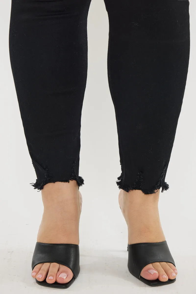 Journey Ultra High Rise Ankle Skinny Jeans (Plus Size)