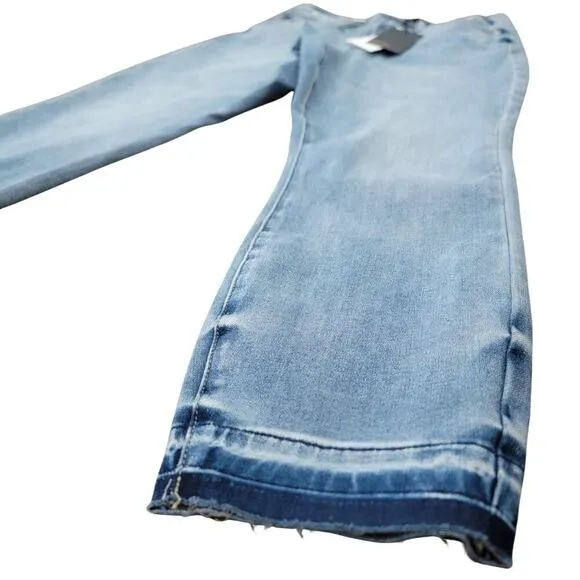 JUDY BLUE Therma Denim Boyfriend Fit High Waist Jeans Womens 3/26 Two Toned