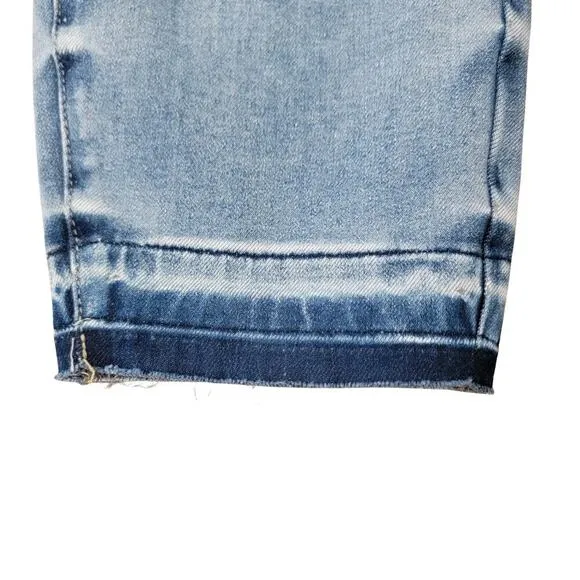 JUDY BLUE Therma Denim Boyfriend Fit High Waist Jeans Womens 3/26 Two Toned