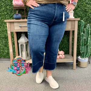 Judy Blue Wide Leg Crop Jean