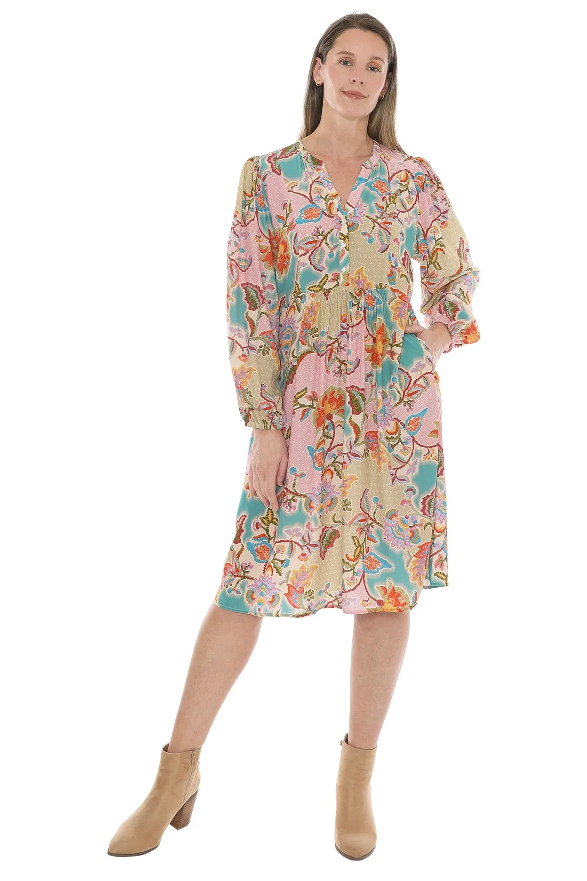 JUMP - Multi Fresh Chintz Dress - 586J5083A