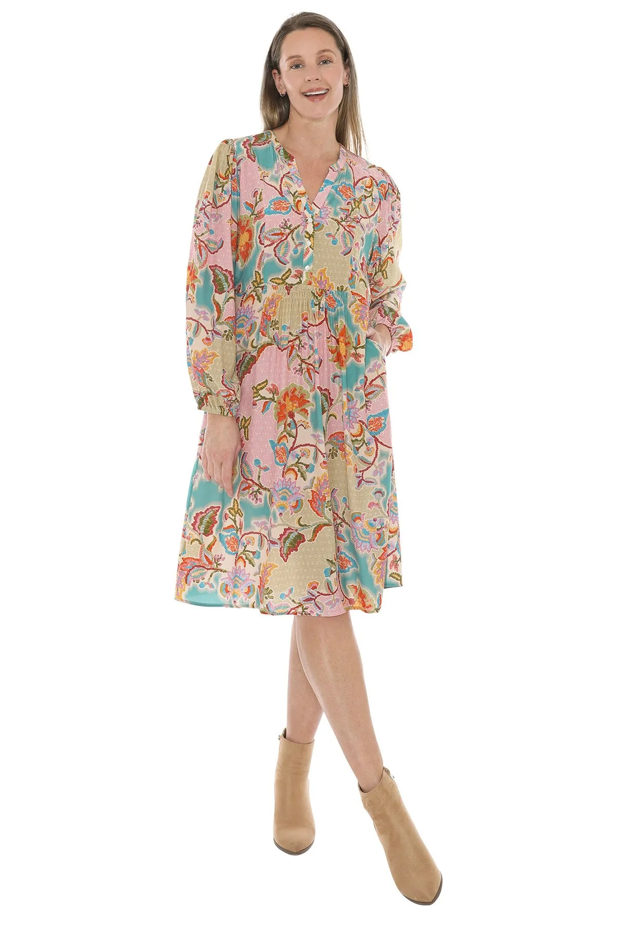 JUMP - Multi Fresh Chintz Dress - 586J5083A