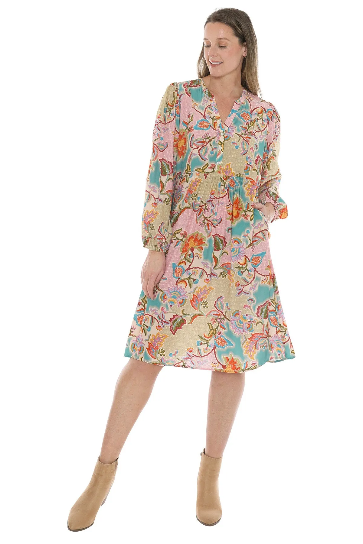 JUMP - Multi Fresh Chintz Dress - 586J5083A