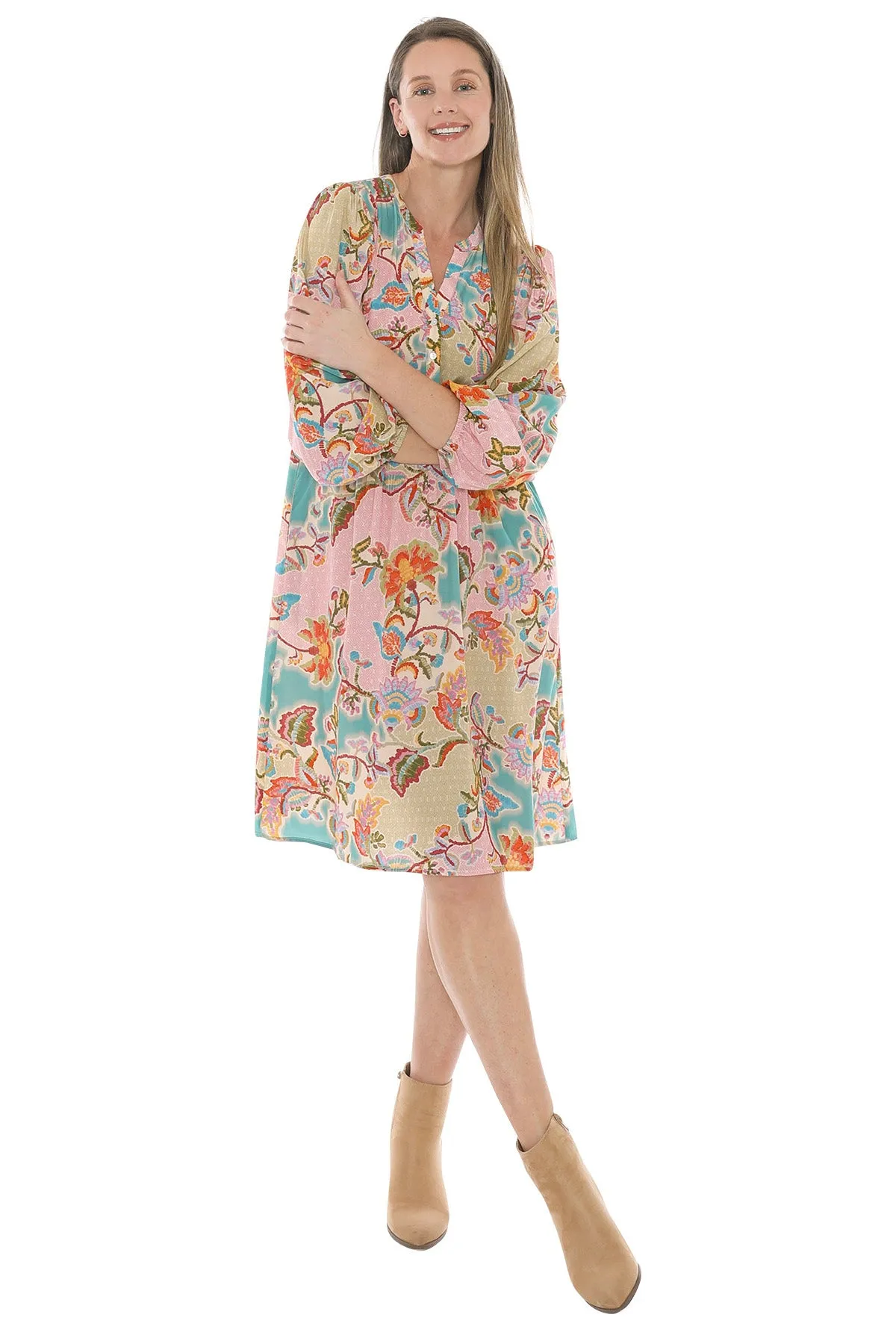 JUMP - Multi Fresh Chintz Dress - 586J5083A