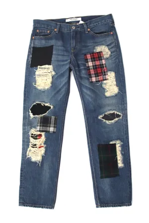 Junya Watanabe Tartan Patch Jeans