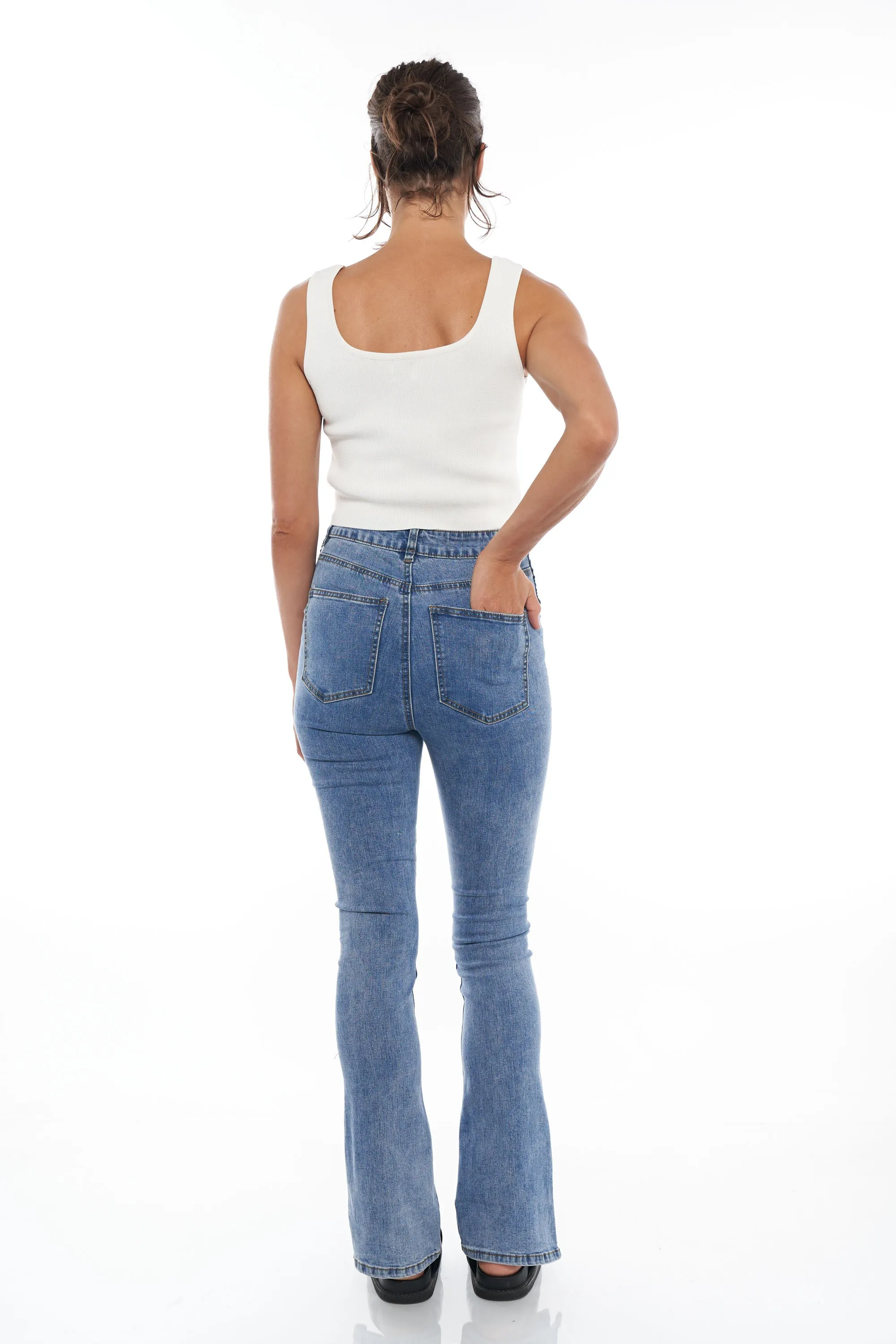 Keep It Going Split Hem Jean