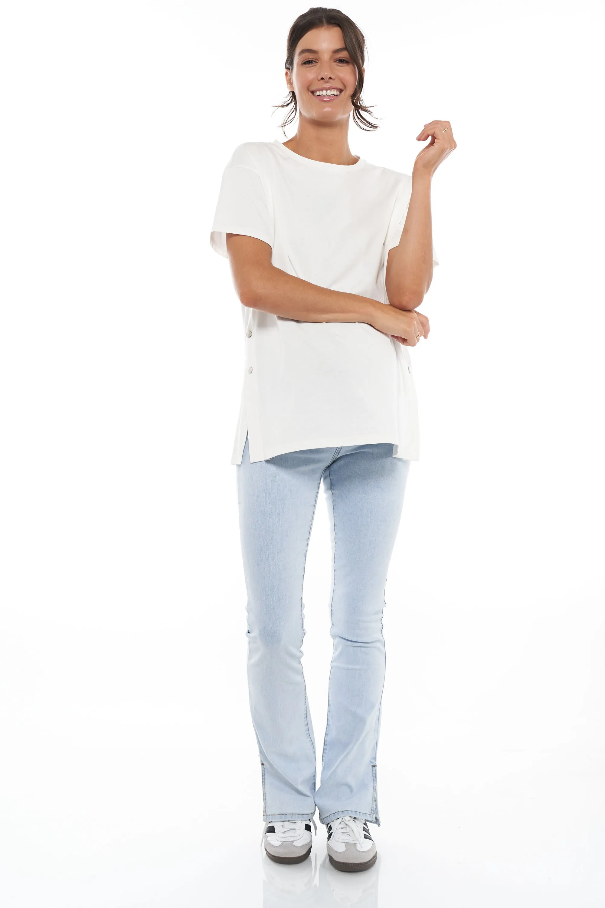Keep It Going Split Hem Jean