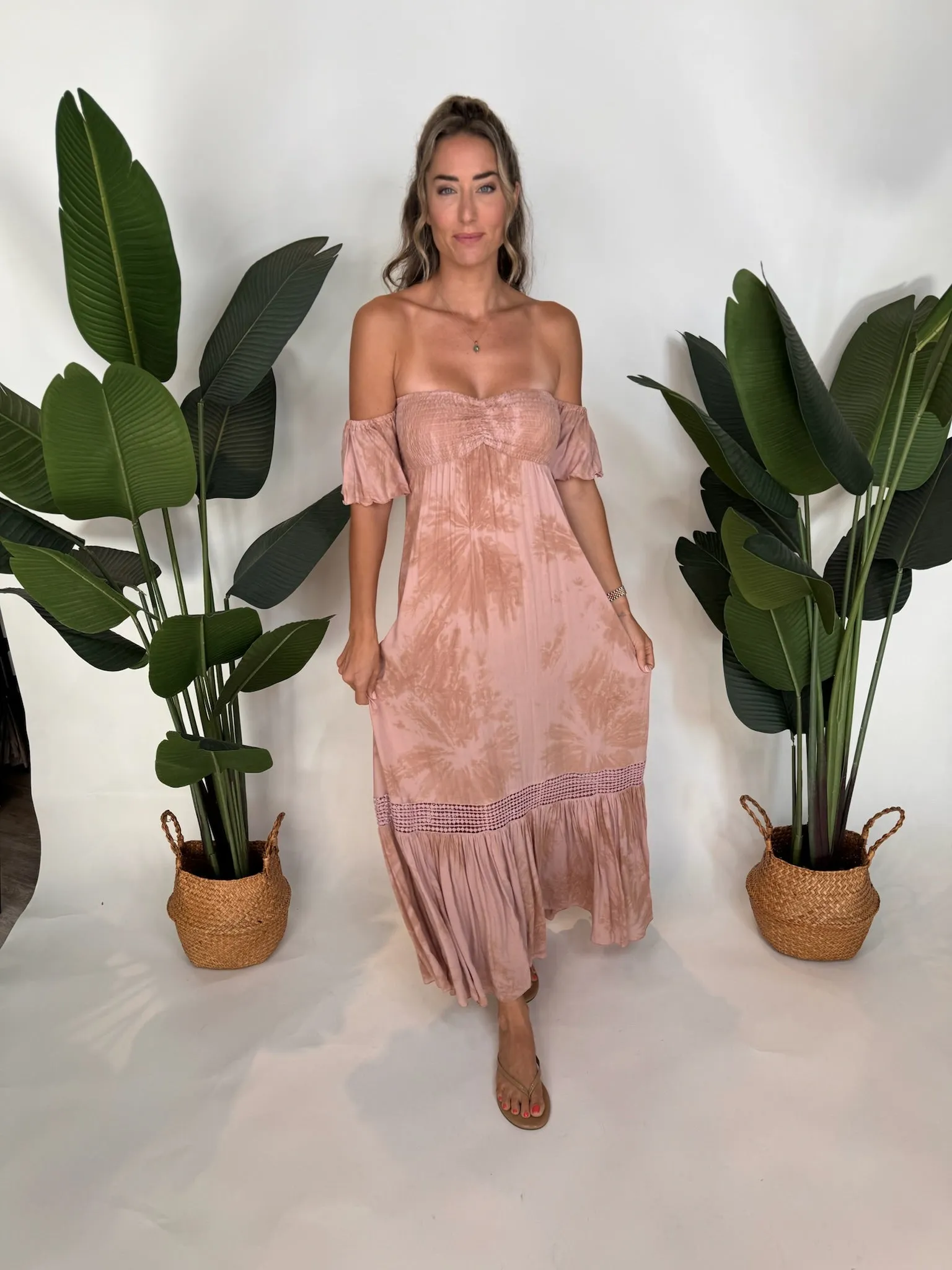 Khush Rowan Dress Murky Blush
