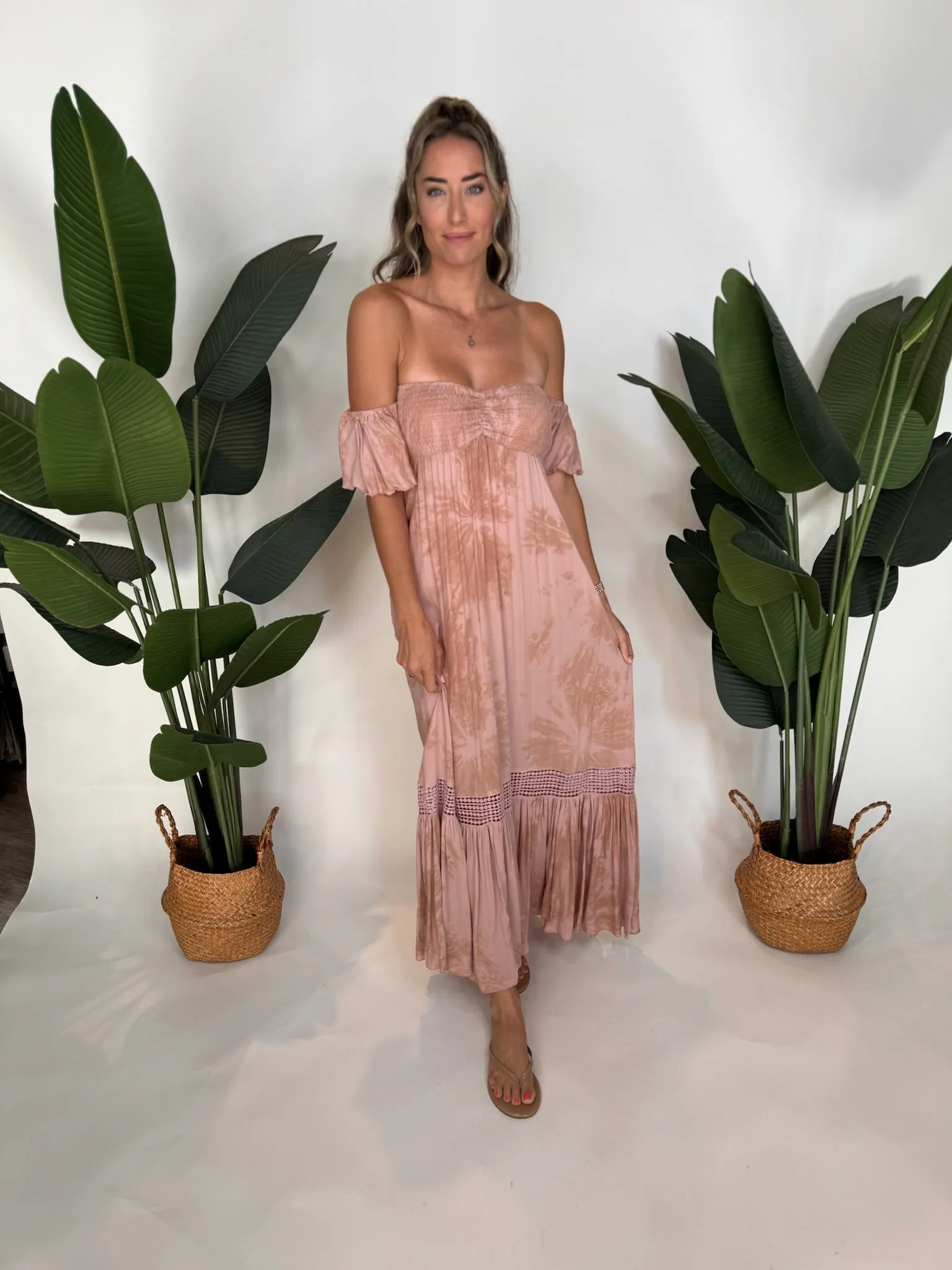 Khush Rowan Dress Murky Blush