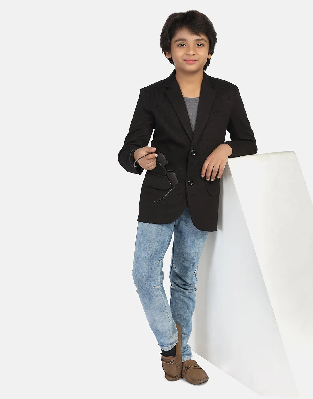 Kids Black Blazer