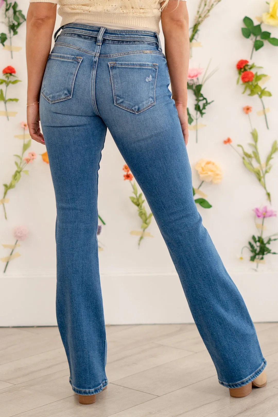 Kiera Mid Rise Boot Cut