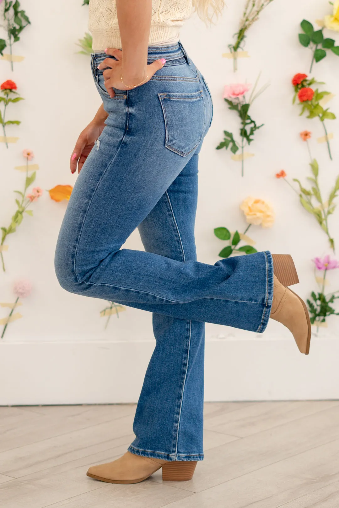 Kiera Mid Rise Boot Cut