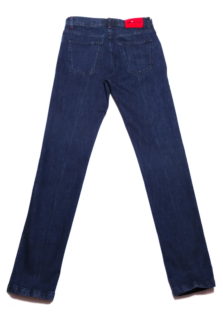 Kiton Denim Blue Jeans - Slim