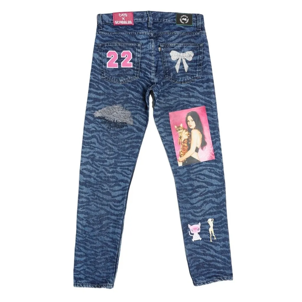 Kitty Zebra Jeans