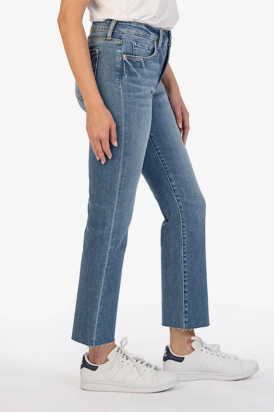Kut from the Kloth Kelsey Ankle Flare in Chivalrous Wash