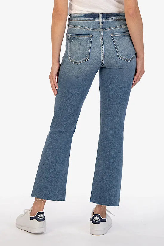 Kut from the Kloth Kelsey Ankle Flare in Chivalrous Wash