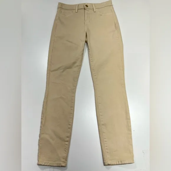 Lagence Margot High Rise Skinny Jeans in Coconut Cream Size 26” Waist