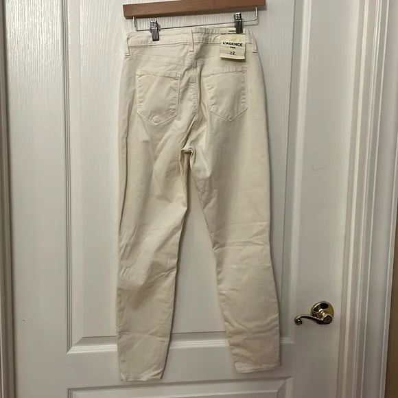 L’Agence Margot Skinny High‎ Rise Jean in Vintage White *NWT*