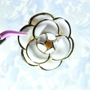 Large Coco-inspired Camelia button