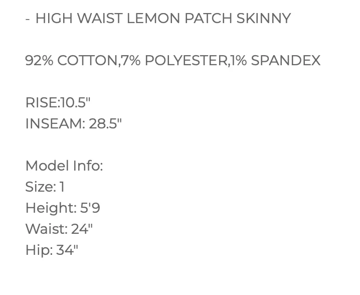 Lemon Patch Judy's (0-24W) - LPJ