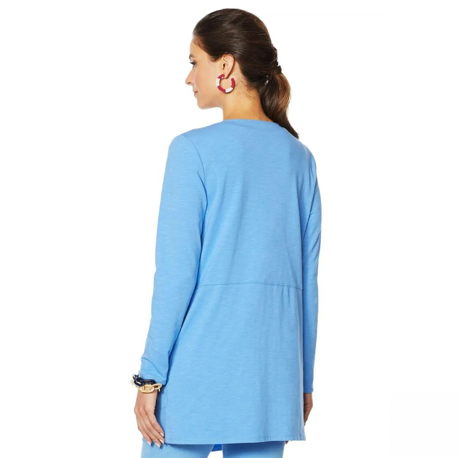 Lemon Way Women's Slub Knit Cardigan