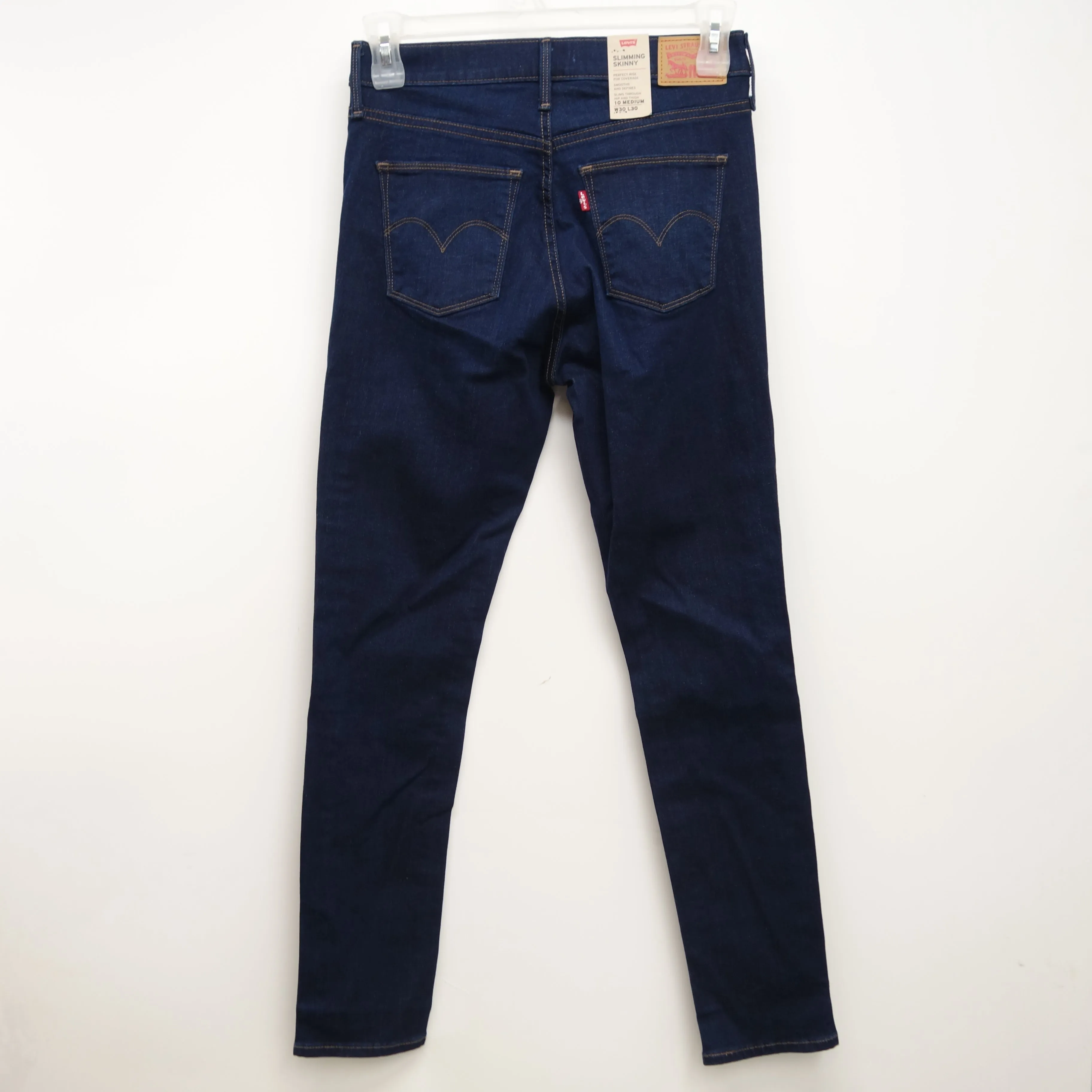 Levi's Slimming Skinny Dark Blue Denim Jeans Size 10M 30 x 30