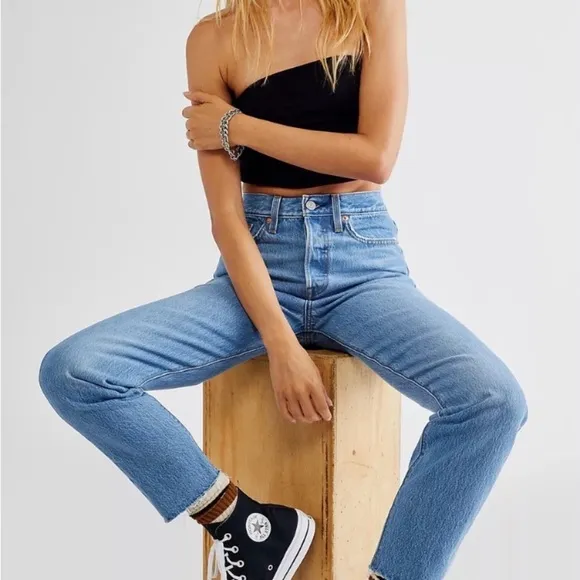 Levi's Wedgie Icon Fit Ankle Jeans Style Athens No Way Size 25