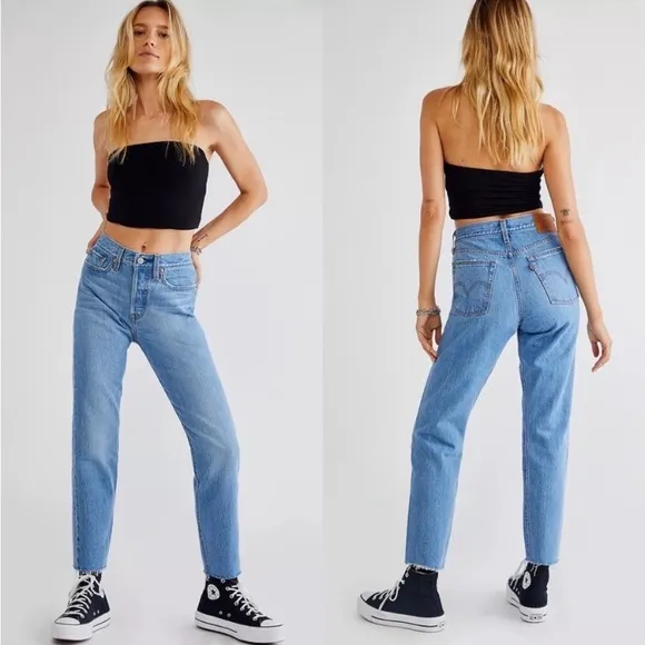 Levi's Wedgie Icon Fit Ankle Jeans Style Athens No Way Size 25