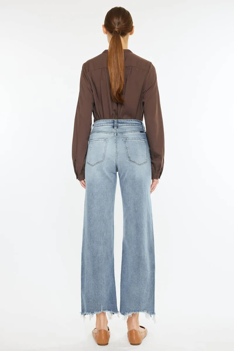 Light Wash Wide Leg