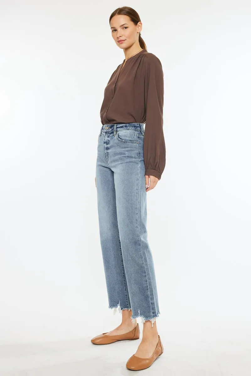 Light Wash Wide Leg