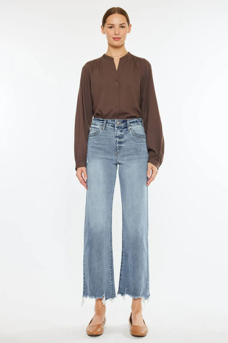 Light Wash Wide Leg