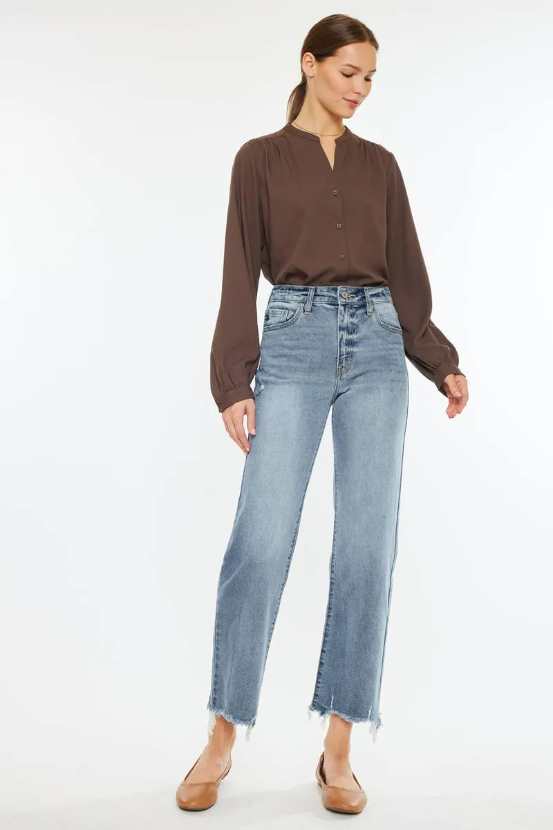 Light Wash Wide Leg