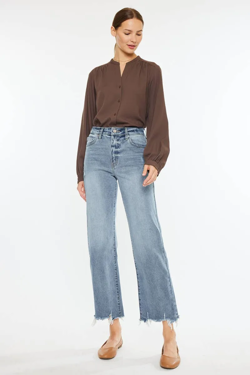 Light Wash Wide Leg