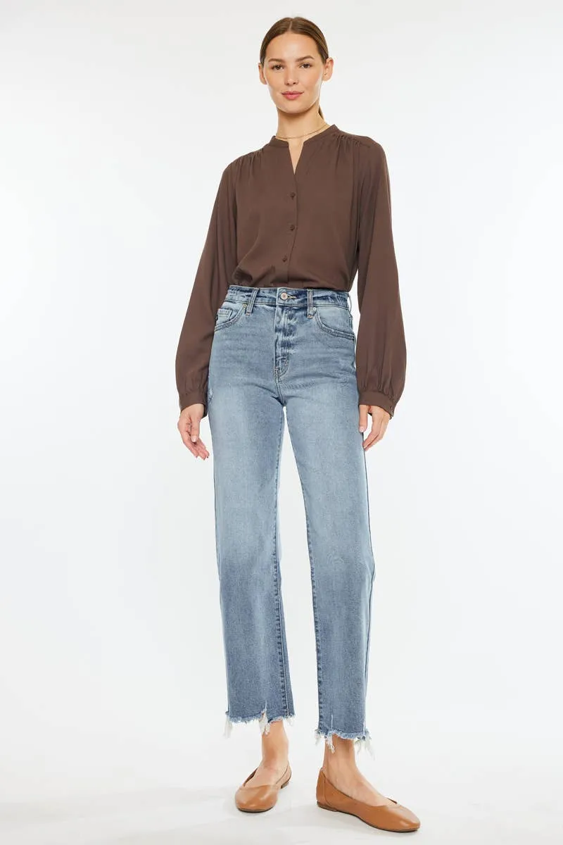 Light Wash Wide Leg