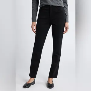 Like New - Eileen Fisher High Waist Slim Fit Jeans - Black - Size XS