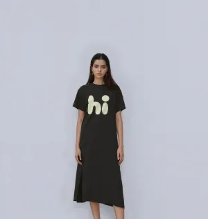 Long Line Black Dress