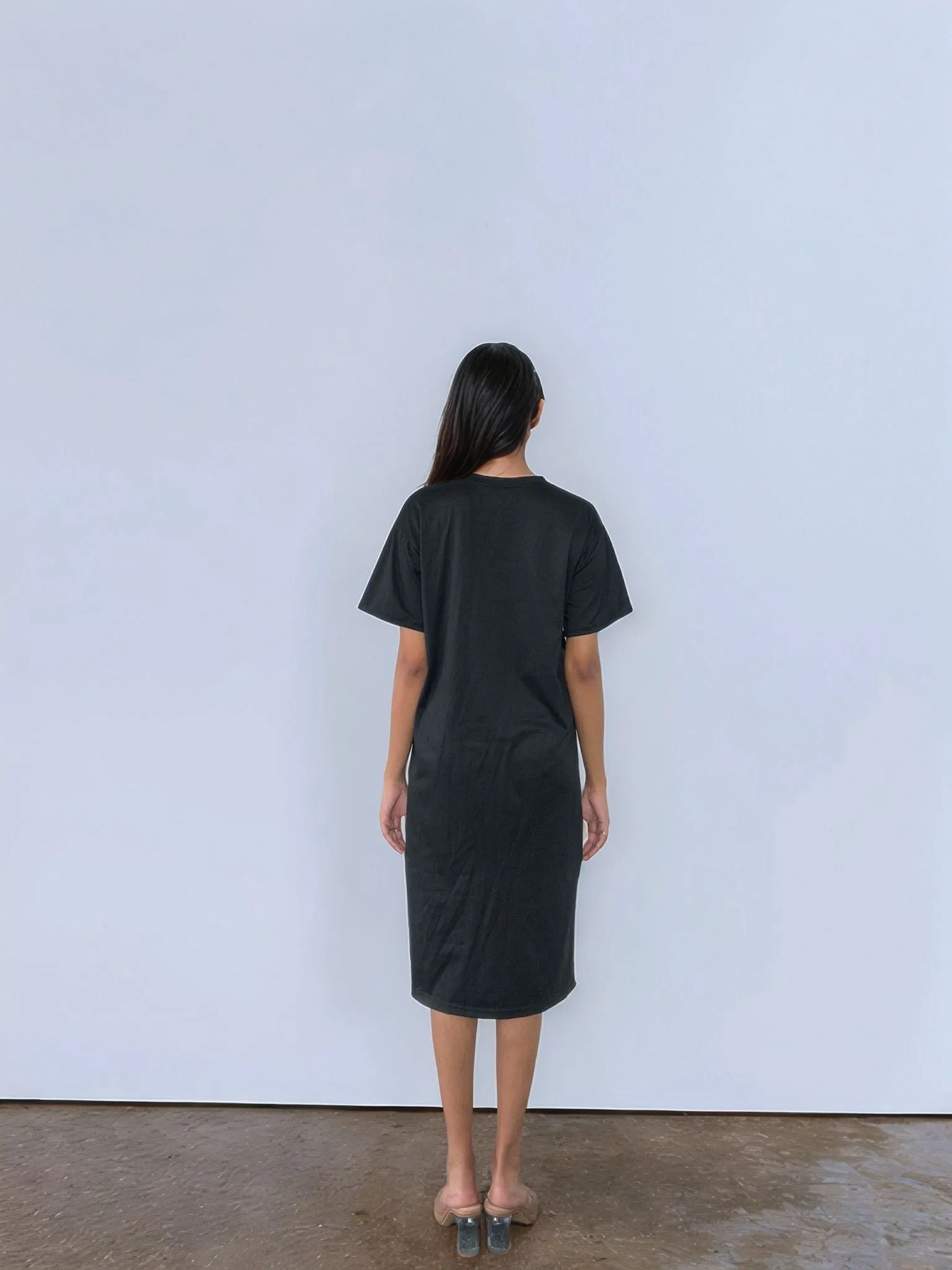 Long Line Black Dress