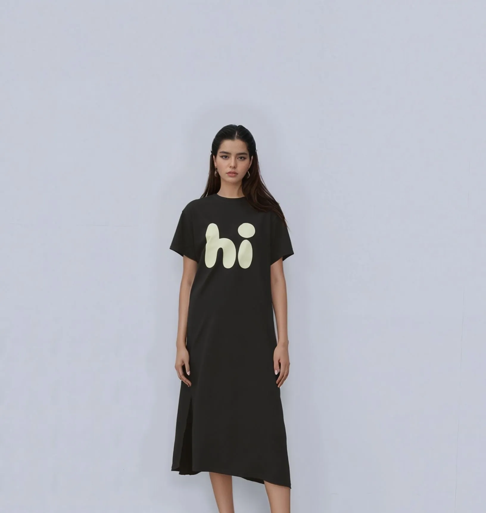 Long Line Black Dress